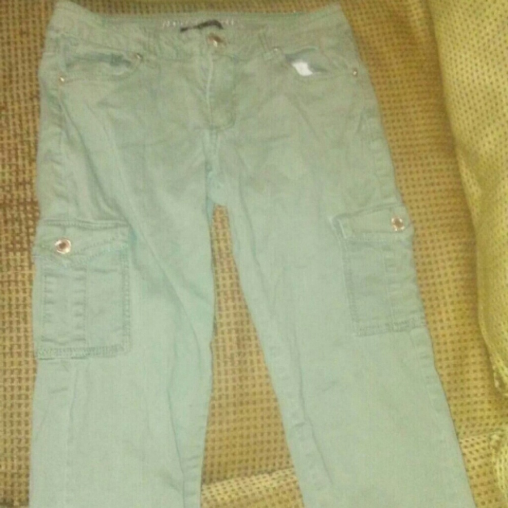 Olive green cargo pants